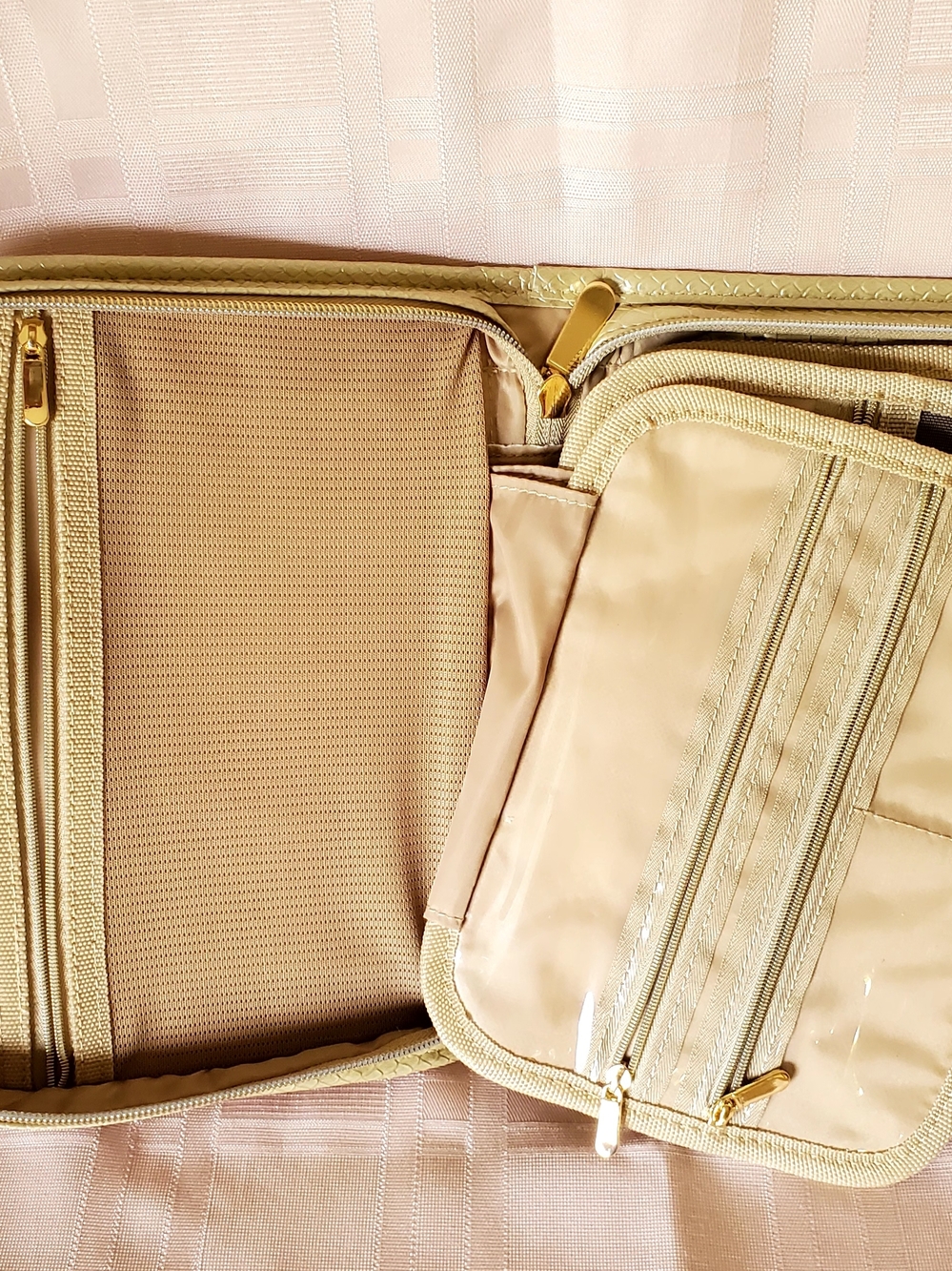 Gold Faux-Snake Travel Jewelry Case - Women Bags - Picture 6 of 8